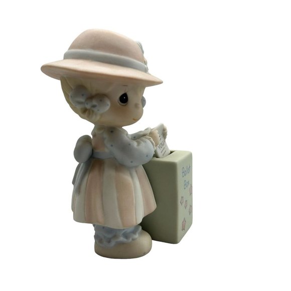 1989 PRECIOUS MOMENTS FIGURINE - YOU WILL ALWAYS BE MY CHOICE - PM-891 WITH BOX - Picture 9 of 13